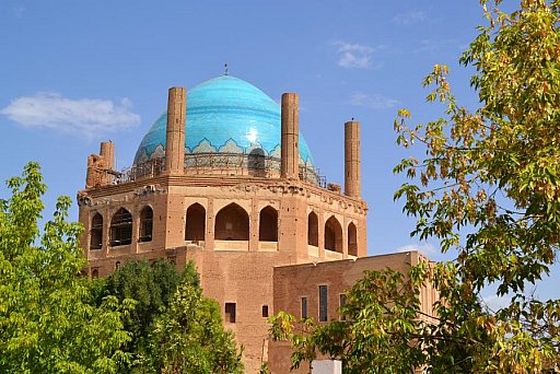 Oldjeitu-Mausoleum in Sultaniyeh - Nord-Iran: Sehensw&uuml;rdigkeiten