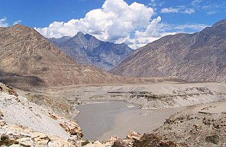 1998 - Aussicht vom Viewpoint - Nord-Pakistan: Landschaft