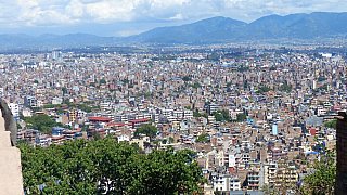Blick von Swayambunath &uuml;ber Kathmandu - Kathmandu-Tal: Sehensw&uuml;rdigkeiten