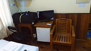 Zimmer im Shwe Thazin Hotel in Sittwe - West-Myanmar: Essen & Schlafen