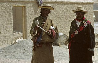 1998 - Tibeter in Dahongluitan - West-Tibet: Land und Leute