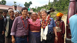 2015 -  Abschiedsfoto in Martho - Ost-Nepal: Land und Leute