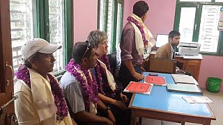 2015 -  Empfang in Ksetrapa - Ost-Nepal: Land und Leute