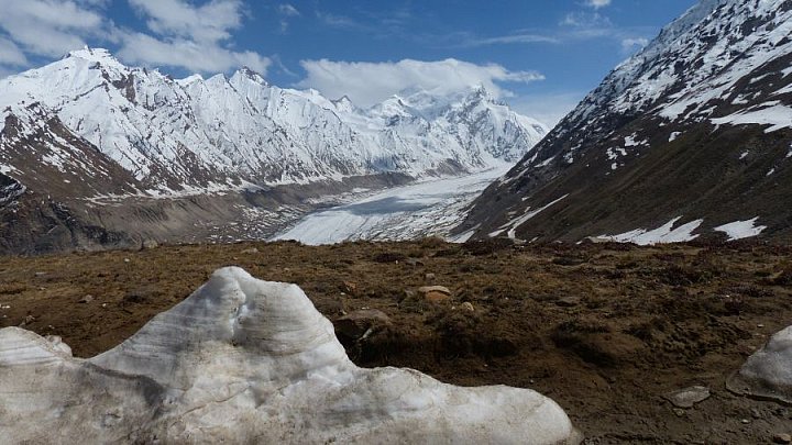 Blick auf den Durung Drung Gletscher - Zanskar: Landschaft