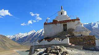 Blick vom H&uuml;gel des Pipiting Klosters - Zanskar: Sehensw&uuml;rdigkeiten