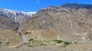 Einsames Geh&ouml;ft im n&ouml;rdlichen Zanskar-Tal - Zanskar: Landschaft