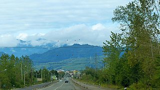 Fahrt in Richtung Norden von Bandar Anzali nach Ardebil - Nord-Iran: Landschaft