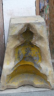 Gussform im Buchu Tempel - S&uuml;d-Ost-Tibet: Sehensw&uuml;rdigkeiten