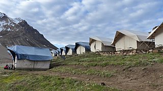 Zeltcamp bei Rangdum - Zanskar: Essen & Schlafen