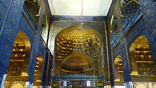 Ghandil-khaneh, der Lampenraum des Sheikh Safi Mausoleums - Nord-Iran: Sehensw&uuml;rdigkeiten