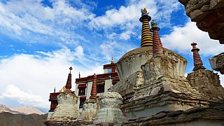 Chorten am Lamayuru Kloster - Ladakh: Sehensw&uuml;rdigkeiten
