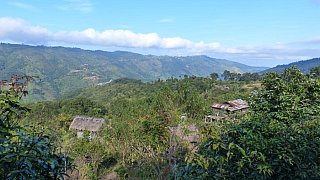 Blick &uuml;ber die Chiin-Berge - West-Myanmar: Landschaft