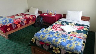 Zimmer im Oasis Resort in Mindat - West-Myanmar: Essen & Schlafen