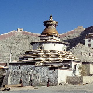 1992 - Kumbum Chorten in Gyantse - Zentral-Tibet: Sehensw&uuml;rdigkeiten