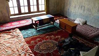 Zimmer im Homestay - G&auml;stehaus in Photoksar - Ladakh: Essen & Schlafen