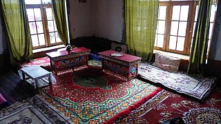 Zimmer im Homestay - G&auml;stehaus in Photoksar - Ladakh: Essen & Schlafen
