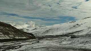 Schneelandschaft beim Lakpa La Pass - Zentral-Tibet: Landschaft
