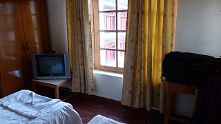 Zimmer im Lharimo Hotel in Leh - Ladakh: Essen & Schlafen