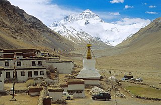 2006 - Rongbuk Kloster vor dem Mt. Everest - Zentral-Tibet: Landschaft