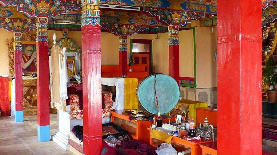 Versammlungs- und Gebetshalle im Traktok Kloster - Ladakh: Sehensw&uuml;rdigkeiten