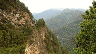 &Uuml;berlandstrecke von Thimphu nach Phuntsholing - Paro - Haa: Landschaft