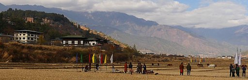Dart-Spiel auf bhutanisch am Sonntag - Paro - Haa: Land und Leute