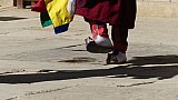 Typische Filzstifel in Bhutan - Zentral-Bhutan: Land und Leute