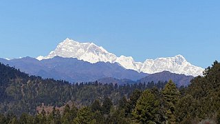 Hochhimalaya dem Schertang La Pass (3.581 m) - Zentral-Bhutan: Landschaft