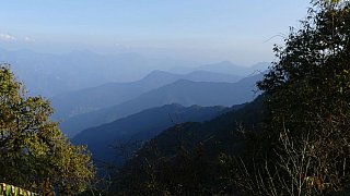 Blick in Richtung S&uuml;dbhhtan - Ost-Bhutan: Landschaft