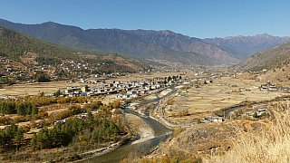 Blick auf das Paro-Tal - Paro - Haa: Landschaft
