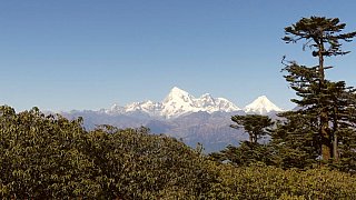 Blick auf den Jomolhari - Paro - Haa: Landschaft