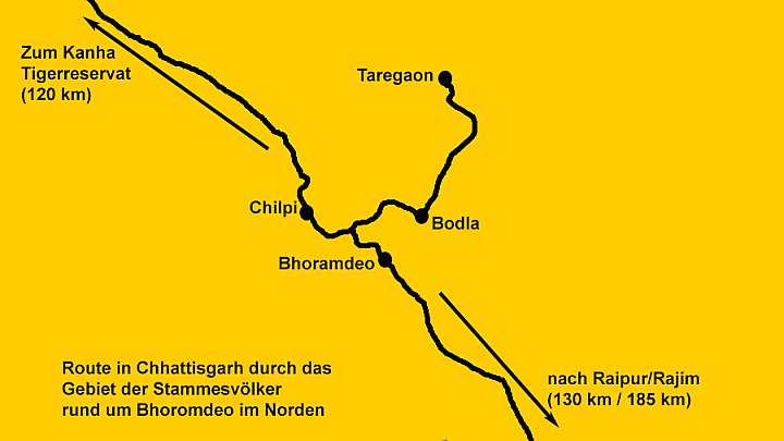 Bergv&ouml;lker-Route in Nord-Chhattisgarh - IND-Blog-Bilder