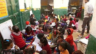 Schule in Kachhpura Village in Agra - Uttar Pradesh: Land-und-Leute