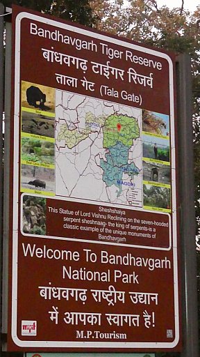 Eingang zum Bandhavgarh Nationalpark - IND-Blog-Bilder