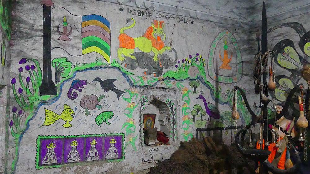 Traditioneller Baiga-Tempel in Bhoramdeo - Chhattisgarh: Land-und-Leute