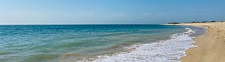 Shivrajpur Blue Flag Beach bei Dwarka - Gumerat - Landschaft