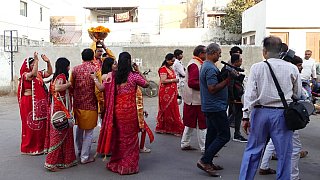 Pilger in Dwarka - Gujarat - Land und Leute