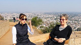 Selfie &uuml;ber Gwalior - Madhya-Pradesh: Sehensw&uuml;rdigkeiten