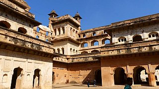 Raj Mahal Palast im Orcha Fort - Madhya-Pradesh: Sehensw&uuml;rdigkeiten