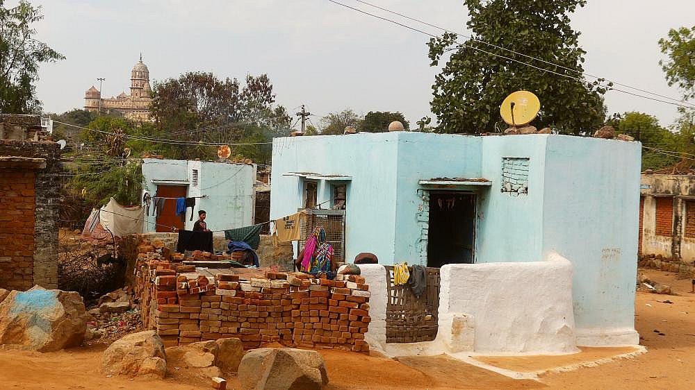 Wohngebiet in Orcha - Madhya-Pradesh: Land und Leute