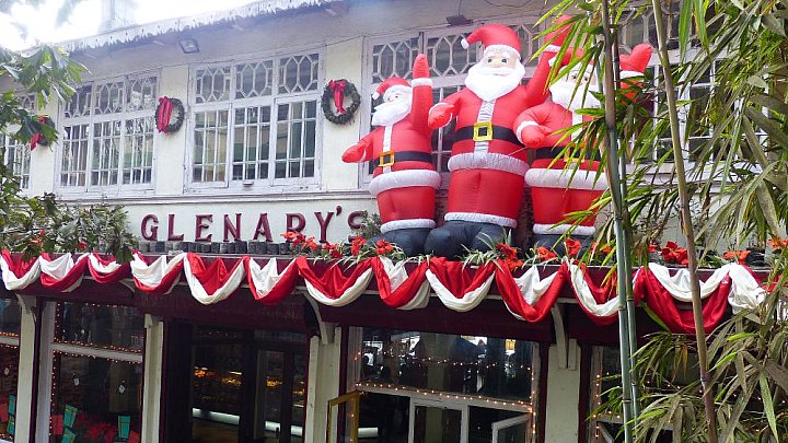 Weihnachtsdeko in Darjeeling - IND-Blog-Bilder