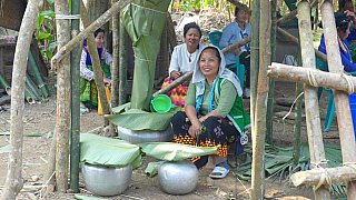 Reiswein k&uuml;belweise - Indien - Nordosten - Land und Leute