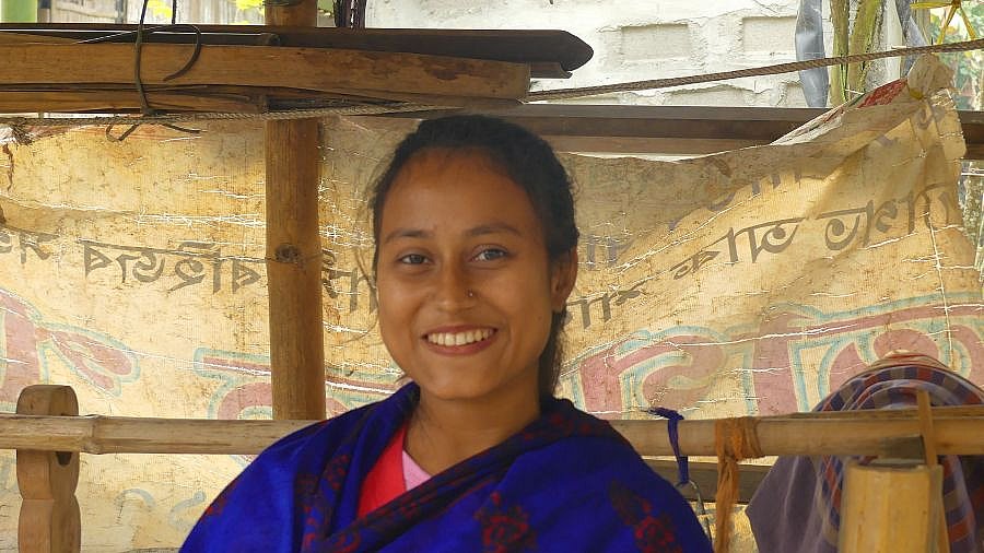 Mishing-Frau - Indien - Assam - Land und Leute