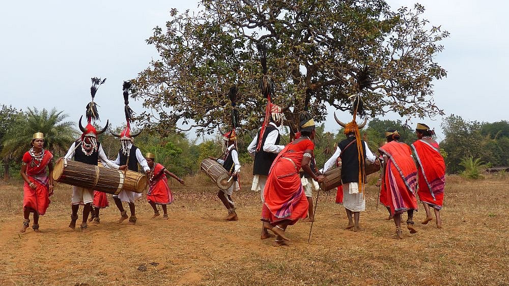Bison Horn Dance des Ghond-Stammes - Chhattisgarh: Land-und-Leute