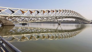 Altal-Br&uuml;cke &uuml;ber den Sabarmati-Br&uuml;cke - Gujarat - Sehensw&uuml;rdigkeiten
