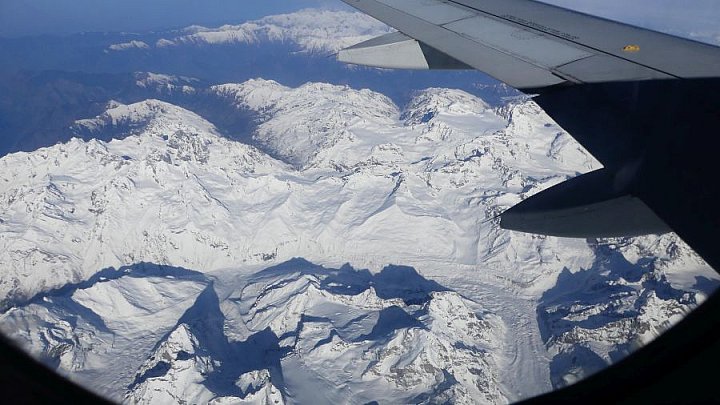 Flug &uuml;ber den Himalaya von Delhi nach Leh - Ladakh: Landschaft