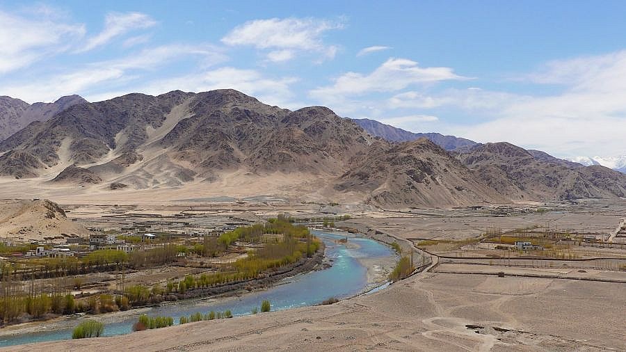Blick &uuml;ber das Indus-Tal von Stakna aus - Ladakh: Landschaft
