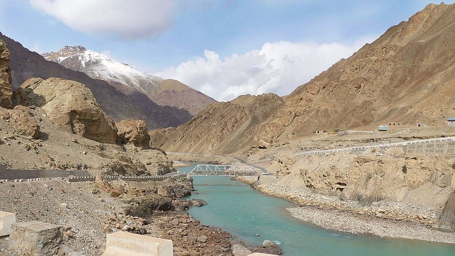 Br&uuml;cke &uuml;ber den Indus - Ladakh: Landschaft