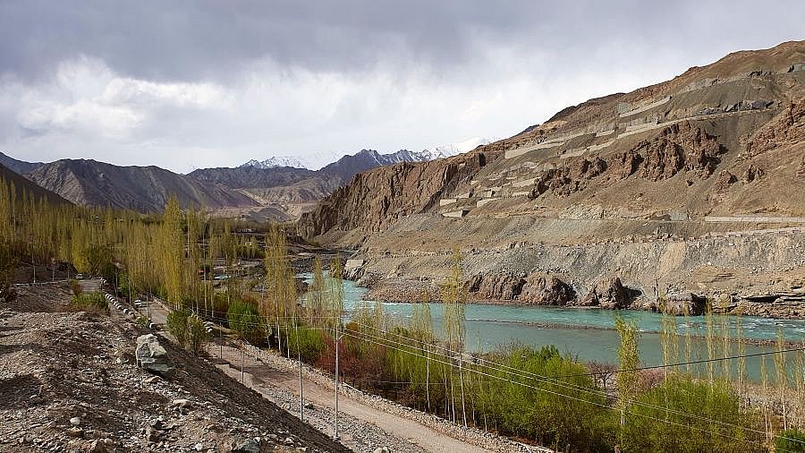 Der Indus bei Alchi - Ladakh: Landschaft