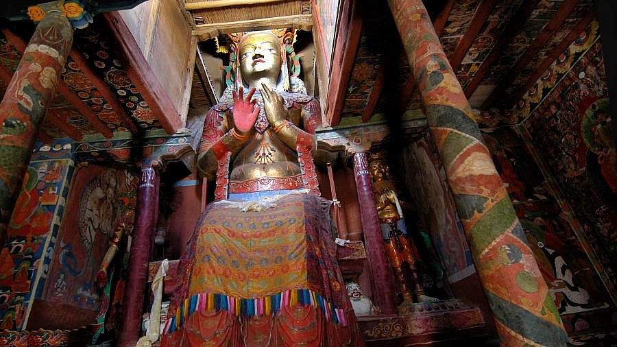 Chamba Tempel in Basgo - Ladakh: Sehensw&uuml;rdigkeiten